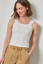 Load image into Gallery viewer, Wide Strap Tank - White
