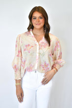 Load image into Gallery viewer, Blush Floral Button Down