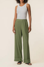 Load image into Gallery viewer, Linen Wide Leg - Dill
