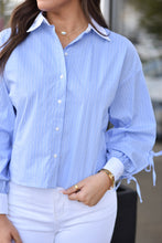 Load image into Gallery viewer, Poplin Sparkle Top