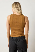 Load image into Gallery viewer, Dijon Pleated Tank