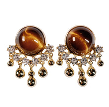 Load image into Gallery viewer, Tiger Crystal Earring