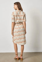 Load image into Gallery viewer, Carob Ikat Shirtdress