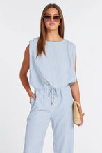 Load image into Gallery viewer, Serafina Stripe Bubble Top