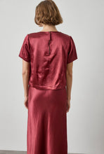 Load image into Gallery viewer, Cabernet Satin Top