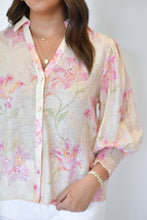 Load image into Gallery viewer, Blush Floral Button Down