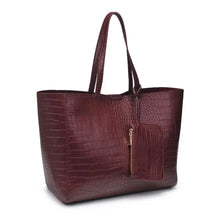 Load image into Gallery viewer, Tiffany Tote - Burgundy
