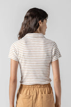 Load image into Gallery viewer, Teak Stripe Polo