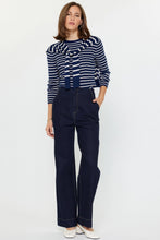 Load image into Gallery viewer, Stripe Top w/ Faux Cardi

