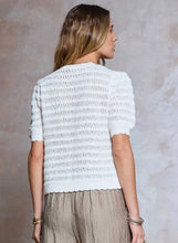 Load image into Gallery viewer, Scallop Crochet Sweater
