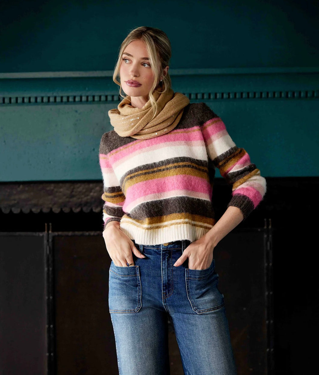 Elvira Stripe Sweater