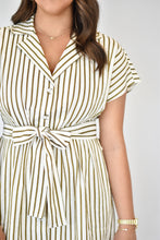 Load image into Gallery viewer, Wheat Stripe Dress
