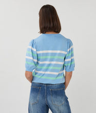 Load image into Gallery viewer, Striped Knit - Blue/Mint
