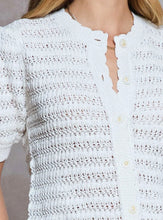 Load image into Gallery viewer, Scallop Crochet Sweater
