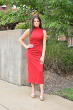 Load image into Gallery viewer, Mo Dress - Dark Red
