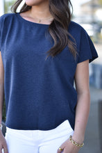 Load image into Gallery viewer, Dolman Top - Navy
