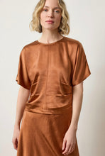 Load image into Gallery viewer, Satin Dolman Top - Copper

