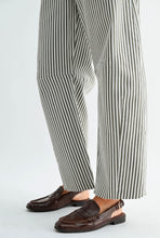 Load image into Gallery viewer, Olive Stripe Barrel Leg
