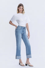 Load image into Gallery viewer, Cuffed Slim Wide Leg
