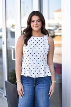 Load image into Gallery viewer, Dotted Peplum
