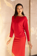 Load image into Gallery viewer, Monet Red Sweater
