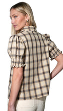 Load image into Gallery viewer, Betty Plaid Top
