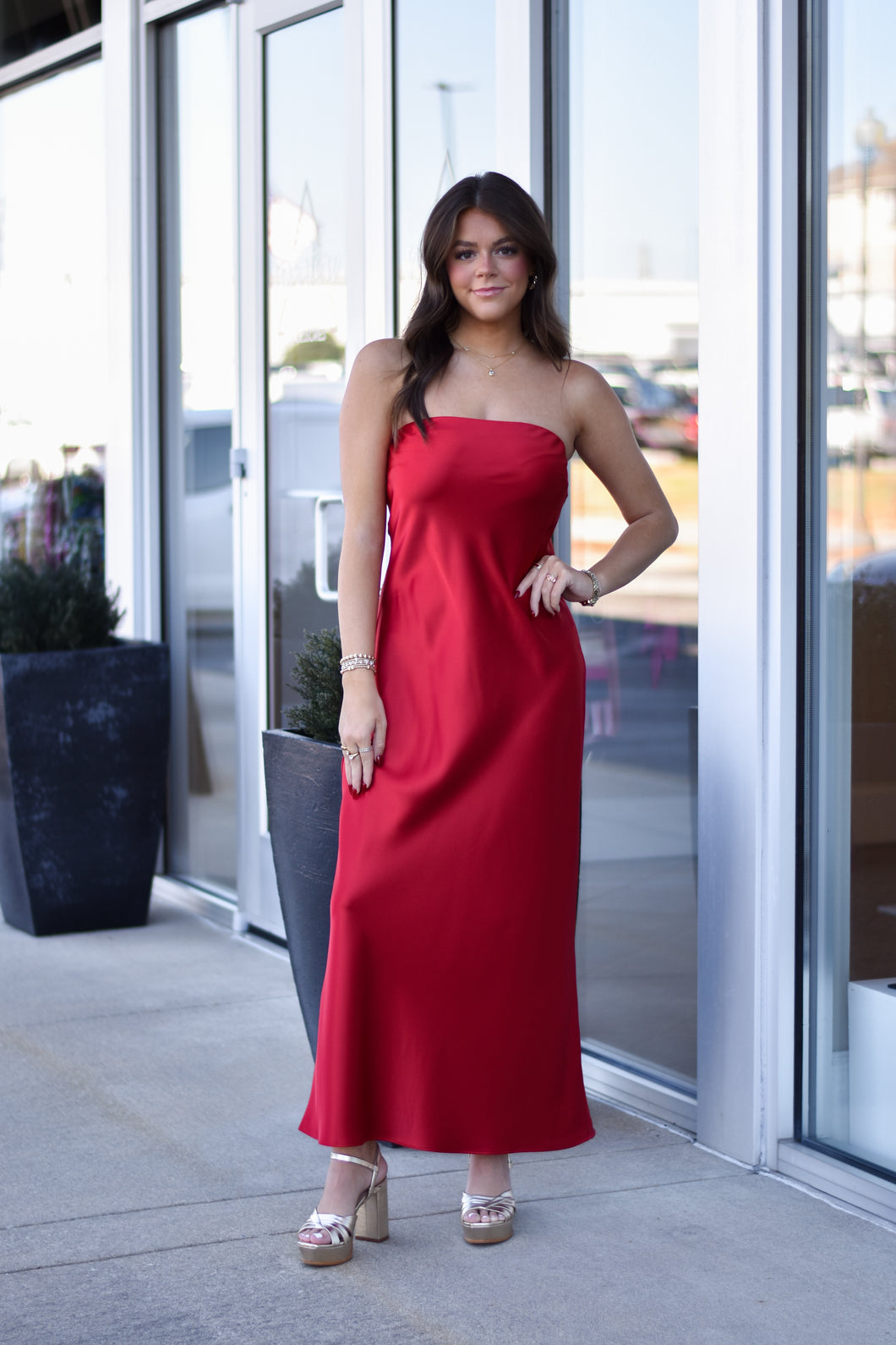 Jessamine Dress - Red