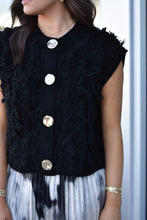 Load image into Gallery viewer, Fringe Cardi - Black
