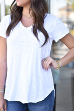 Load image into Gallery viewer, Curve Tee - White
