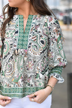 Load image into Gallery viewer, Pinwheel Placket Top
