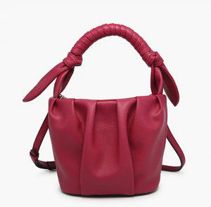 Lacey Bucket Bag - Ruby