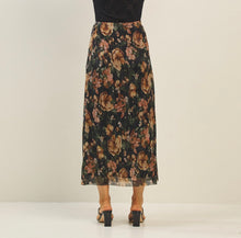 Load image into Gallery viewer, Metallic Floral Skirt

