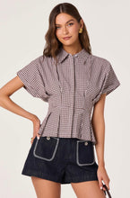Load image into Gallery viewer, Beck Gingham Top
