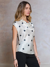 Load image into Gallery viewer, Polka Dot Cowl Top
