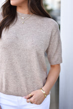 Load image into Gallery viewer, Taupe Lurex Sweater
