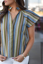 Load image into Gallery viewer, Fall Stripes Blouse
