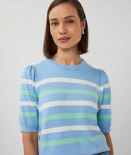 Load image into Gallery viewer, Striped Knit - Blue/Mint

