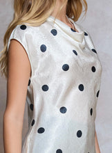 Load image into Gallery viewer, Polka Dot Cowl Top
