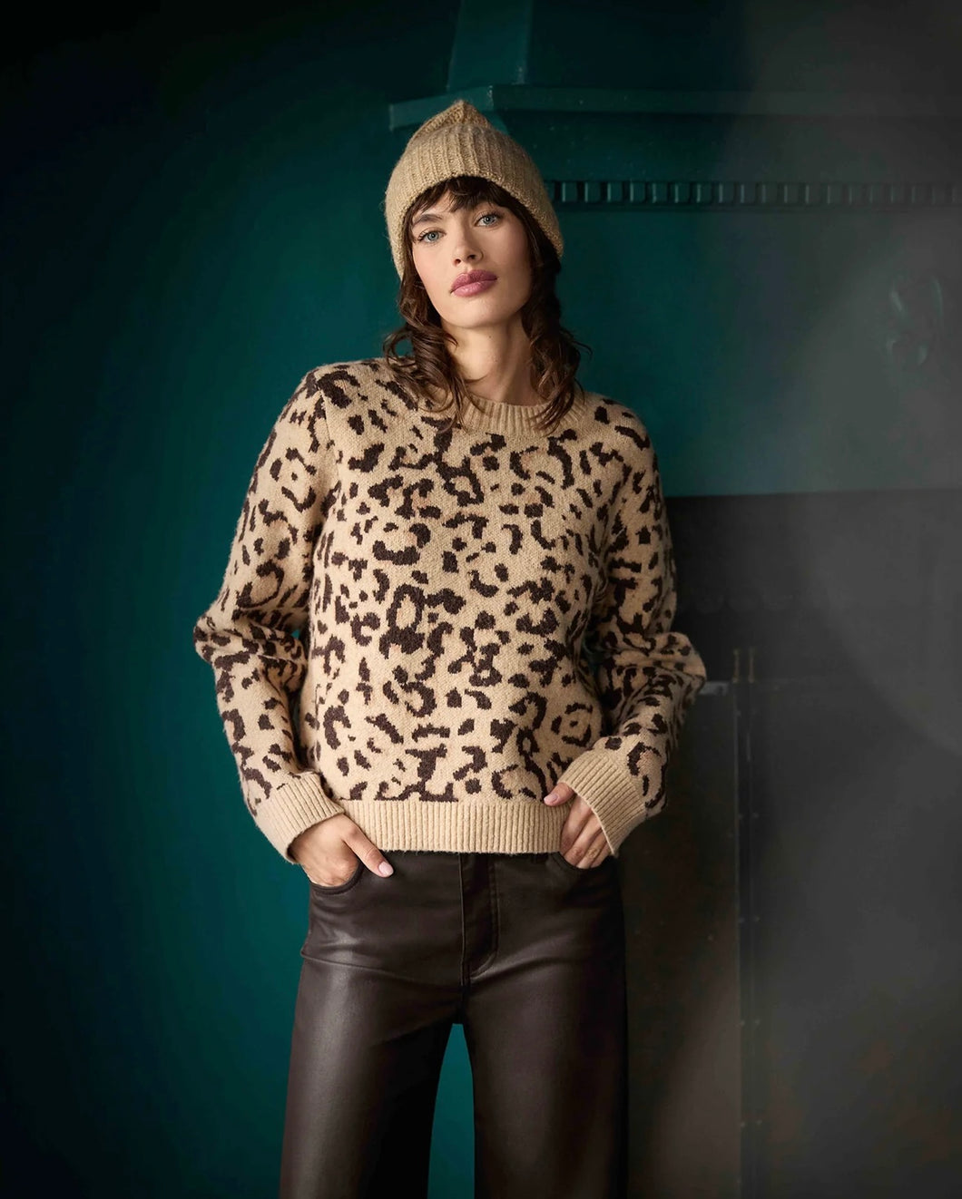 Gisela Leopard Sweater