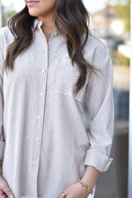 Load image into Gallery viewer, Sandy Stripes Button Down

