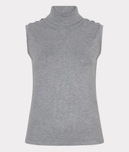 Load image into Gallery viewer, Button Shoulder Tank - Grey
