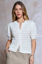 Load image into Gallery viewer, Scallop Crochet Sweater
