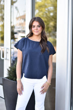 Load image into Gallery viewer, Dolman Top - Navy

