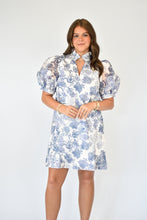 Load image into Gallery viewer, Indigo Flower Dress
