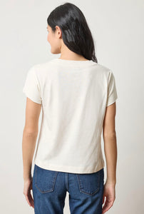Relaxed V Tee - Talc