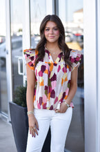 Load image into Gallery viewer, Multi Color Flutter Top
