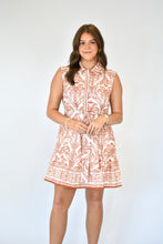 Load image into Gallery viewer, Rust Scroll Dress
