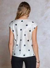Load image into Gallery viewer, Polka Dot Cowl Top
