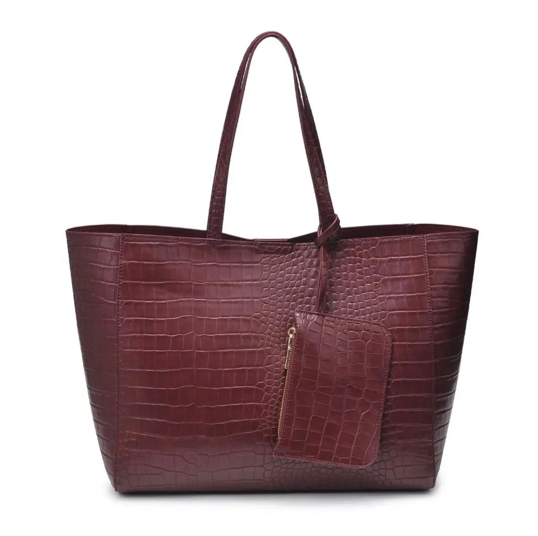 Tiffany Tote - Burgundy