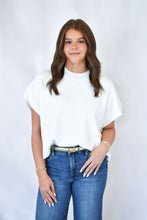 Load image into Gallery viewer, Drop Shoulder Top - Ivory
